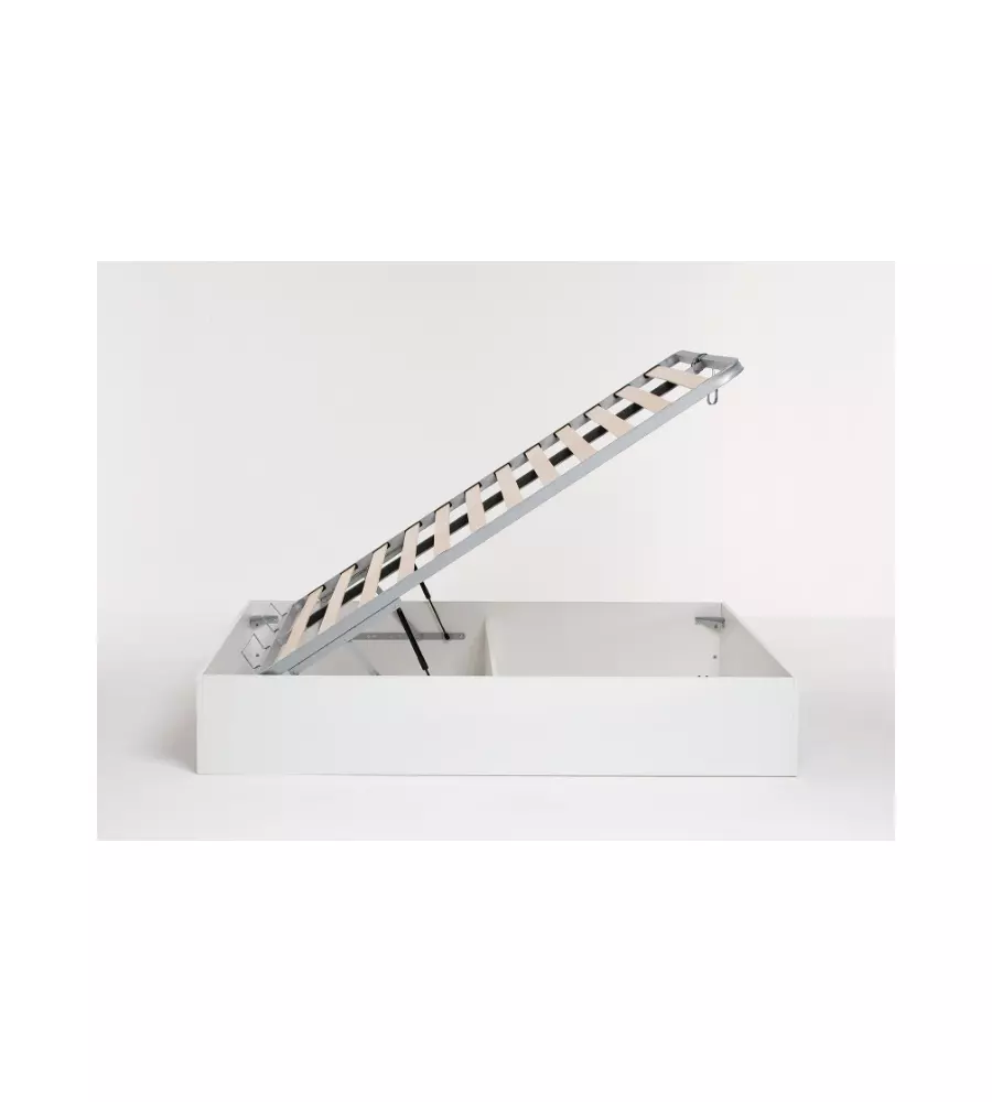 LETTO MATRIMONIALE CONTENITORE "BED BOX" BIANCO 160X190 CM